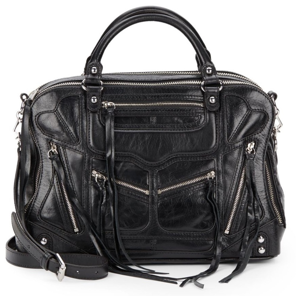 NWT Rebecca Minkoff $525 Jealous Tri Zip Bag